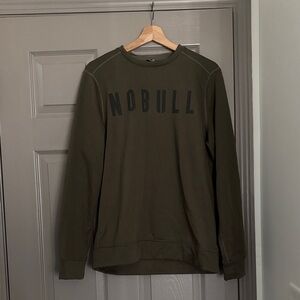 NOBULL Men's Dark Green Crewneck Sweater